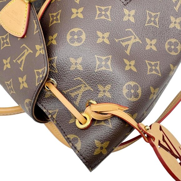Louis Vuitton  Montsouris PM Monogram Canvas Backpack Brown - Picture 8 of 16